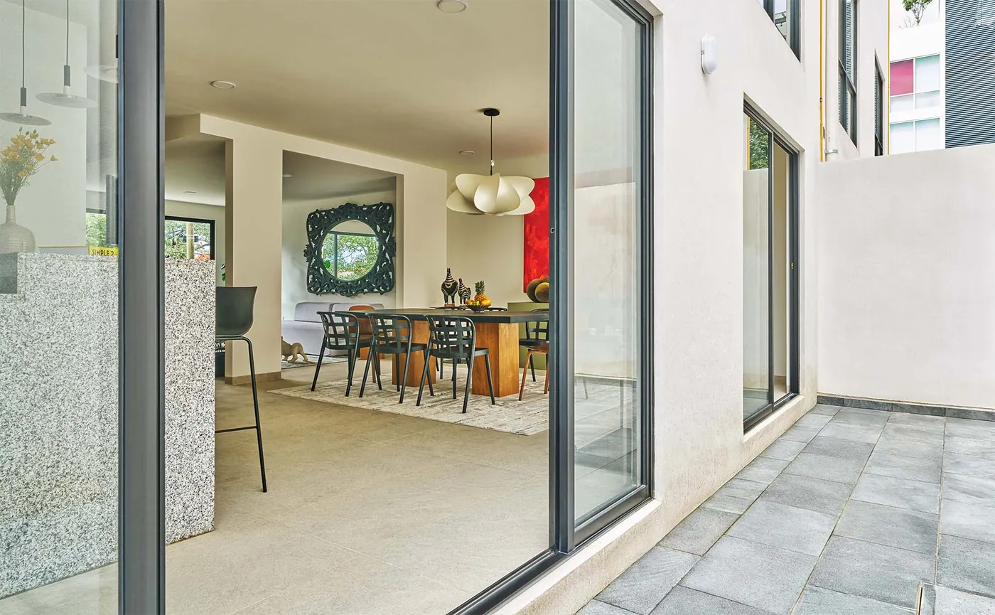 Terraza residencial de Vive Motek